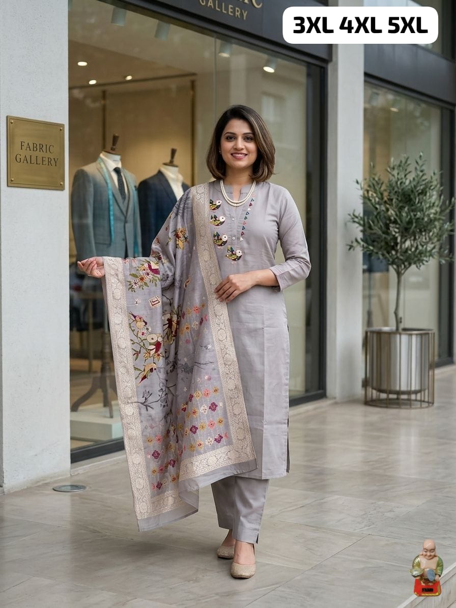 Graceful Traditional Work Kurti Set view 7