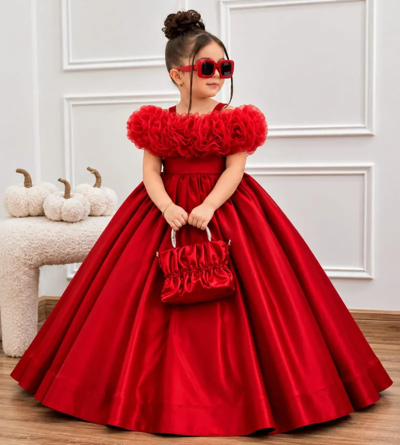 Superb Satin Party Wear Gown