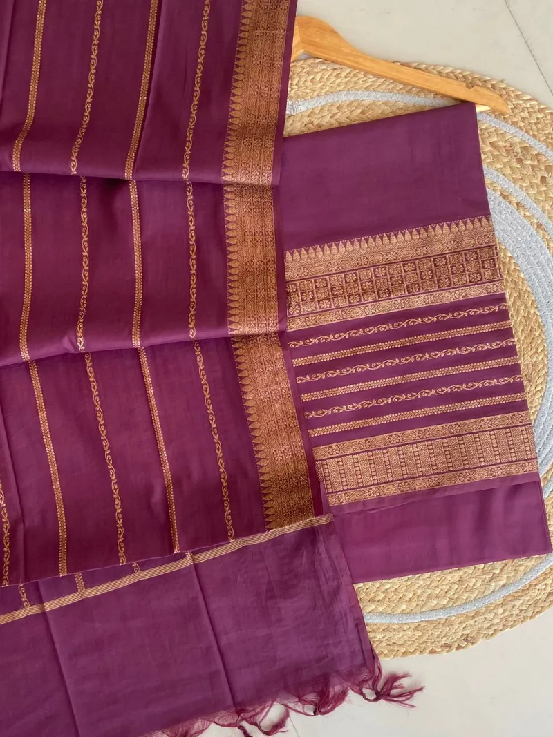 Heavy Banarasi Chanderi unstitched Suit Material view 8