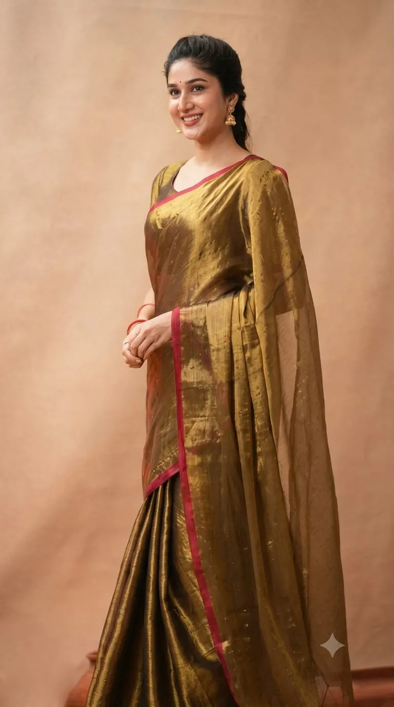 Premium Quality Raga Soft Tissue Silk Saree