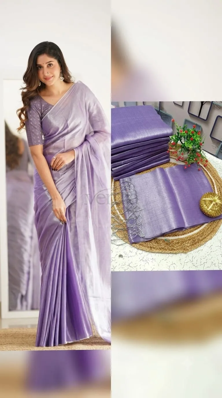Premium Quality Raga Soft Tissue Silk Saree view 3