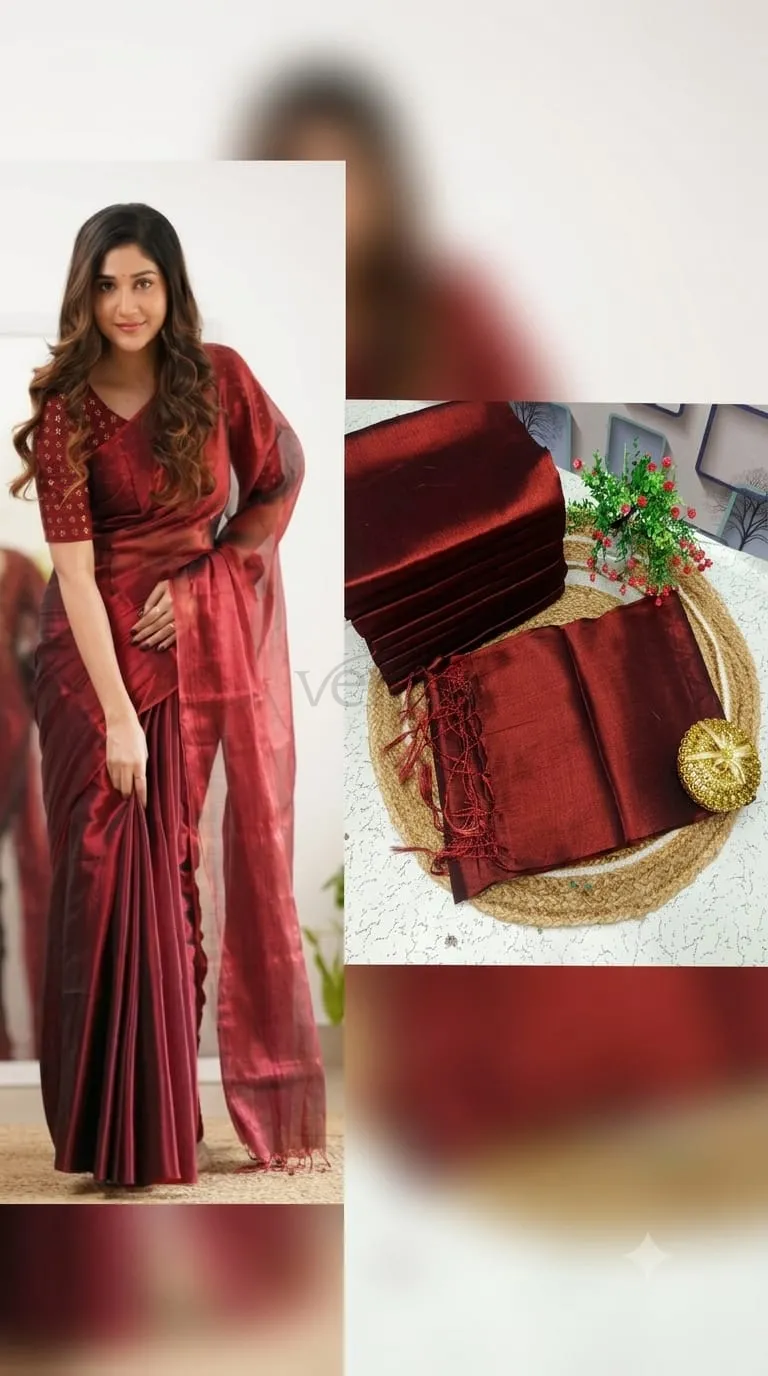 Premium Quality Raga Soft Tissue Silk Saree view 4
