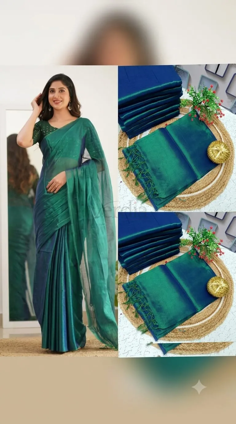 Premium Quality Raga Soft Tissue Silk Saree view 5