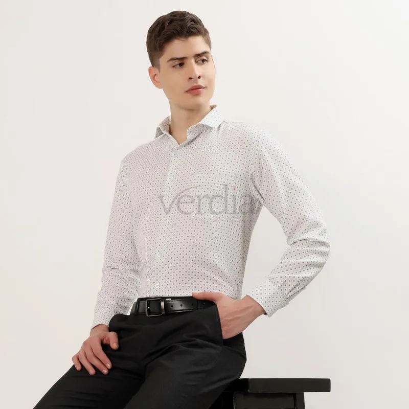 Men's Spread Collar Formal Shirt