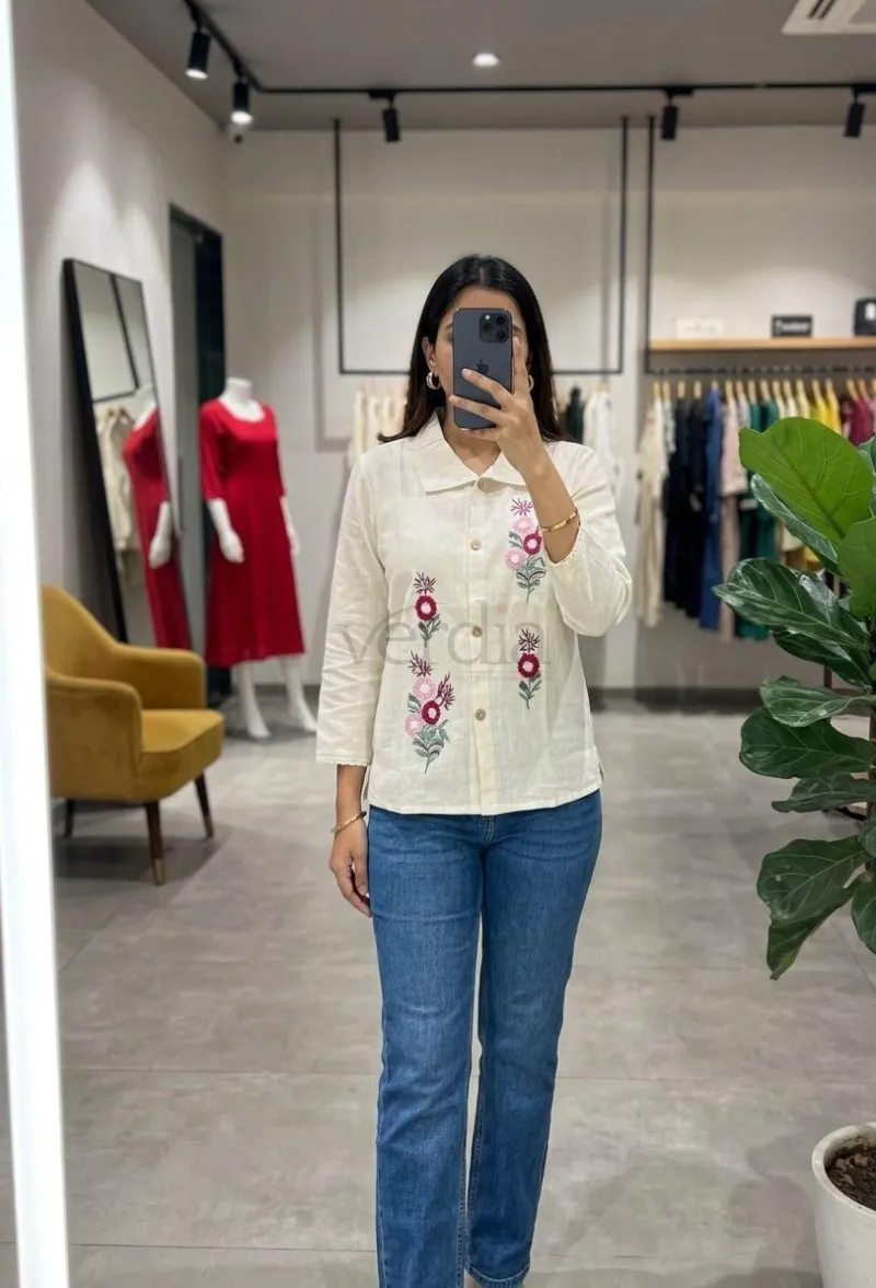 Khadi Cotton Kurti for Women view 4