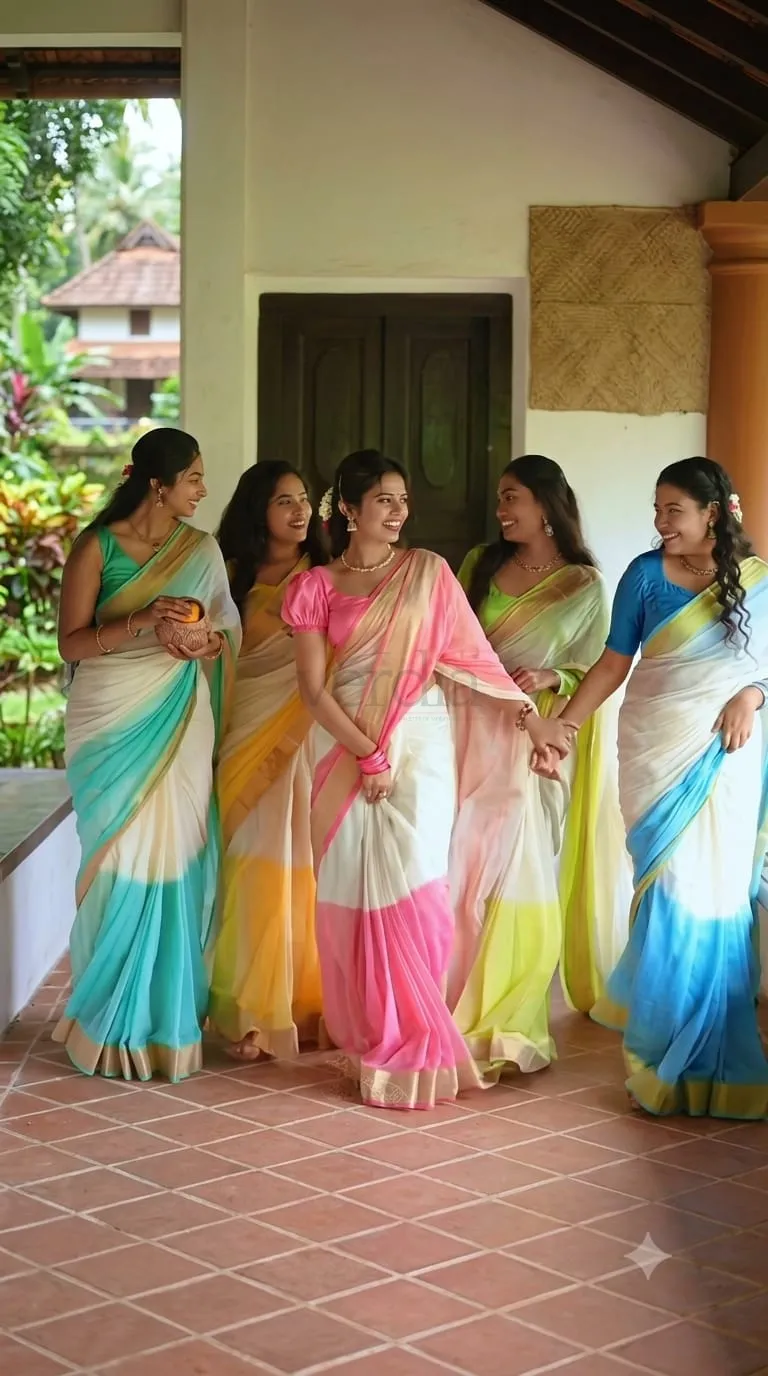 Premium Mulmul Cotton Saree with Border view 2