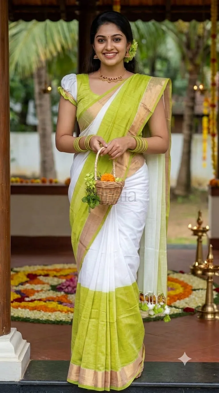 Premium Mulmul Cotton Saree with Border view 3
