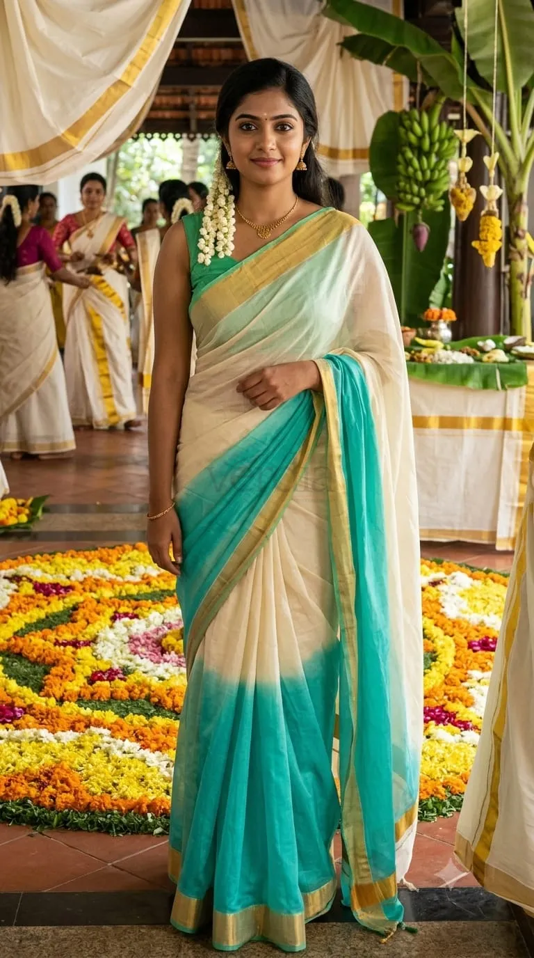Premium Mulmul Cotton Saree with Border view 6