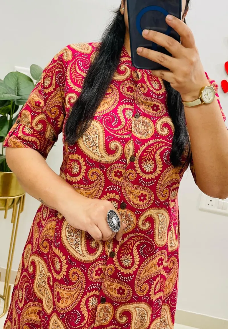 Jaipuri Print Designer Co-ord Set view 2