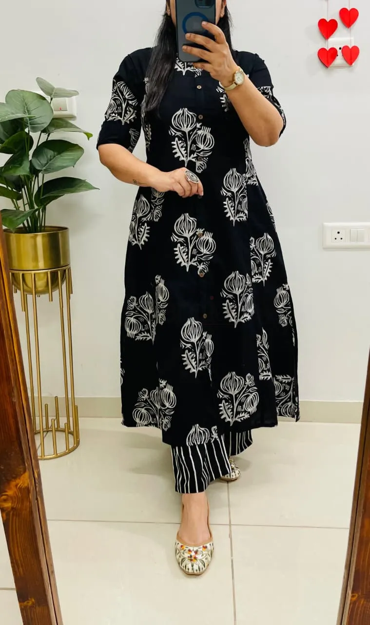 Jaipuri Print Designer Co-ord Set view 12