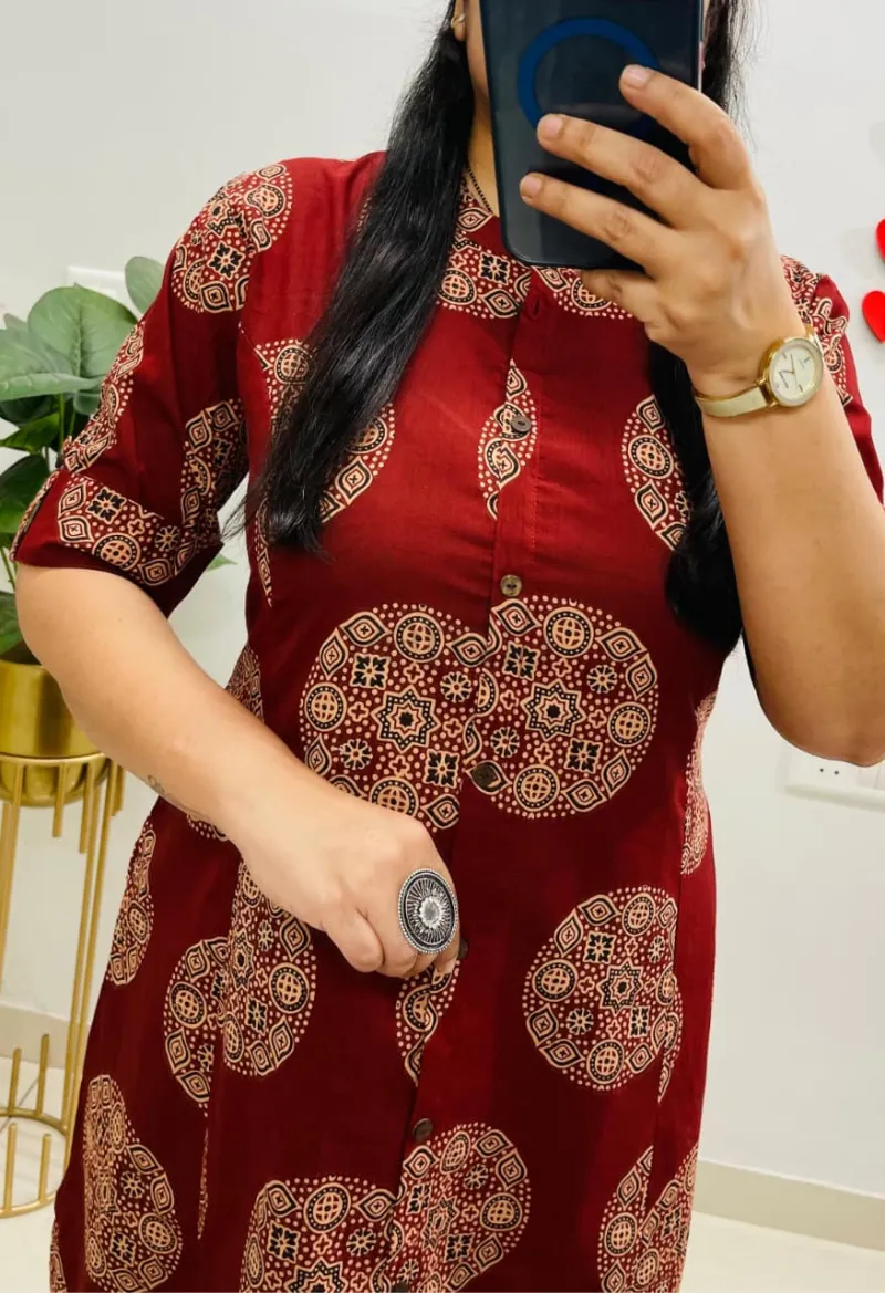 Jaipuri Print Designer Co-ord Set view 16