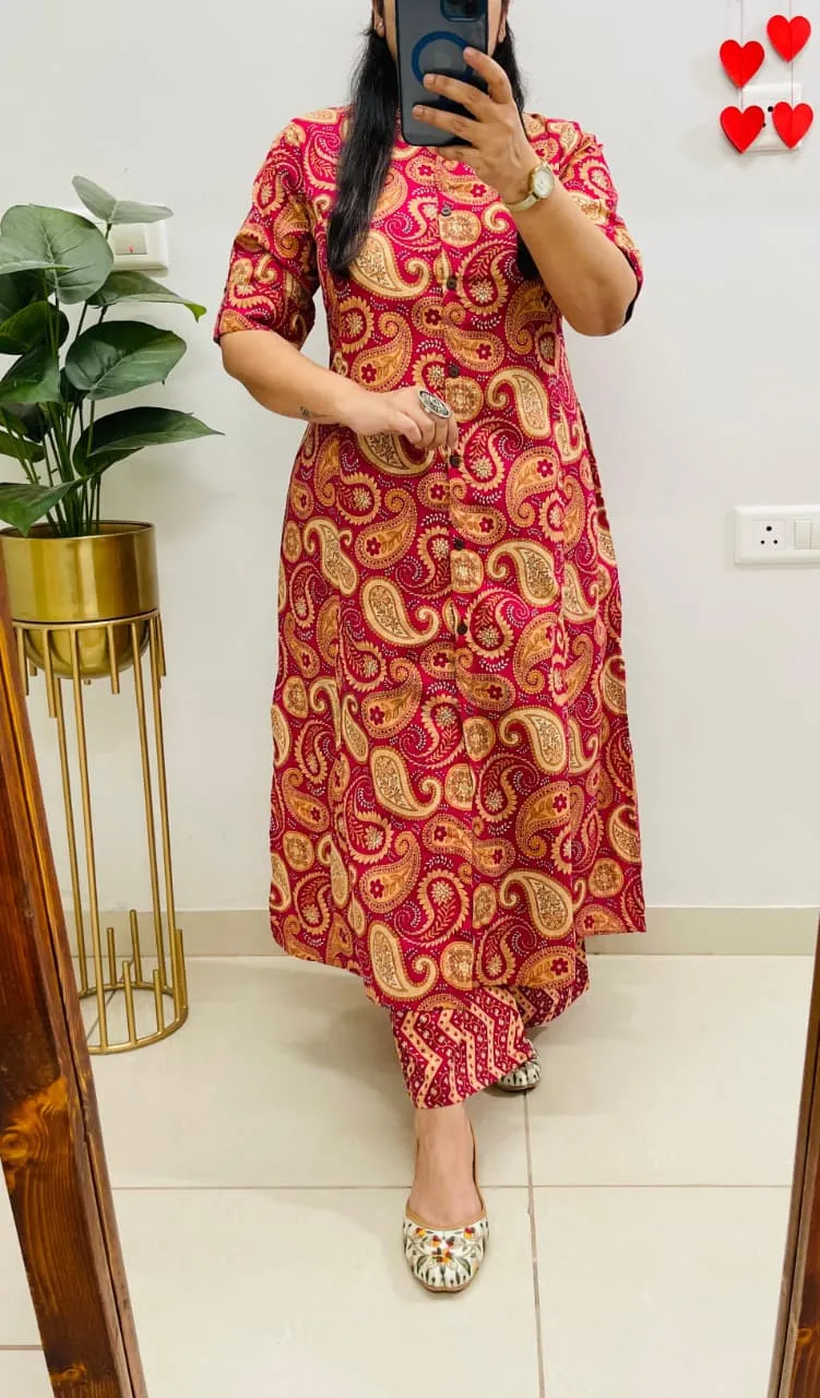 Jaipuri Print Designer Co-ord Set