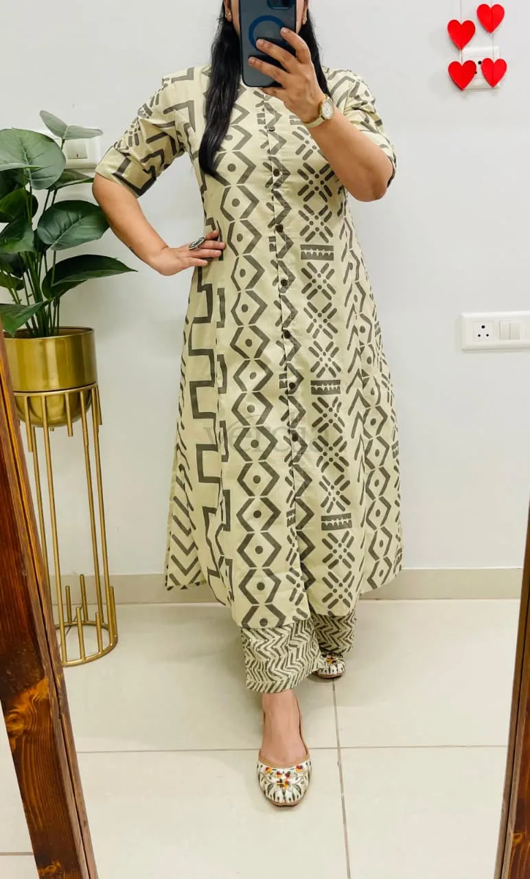 Jaipuri Print Designer Co-ord Set view 7