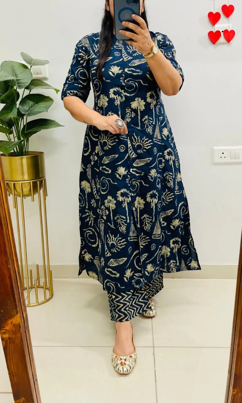 Jaipuri Print Designer Co-ord Set view 9