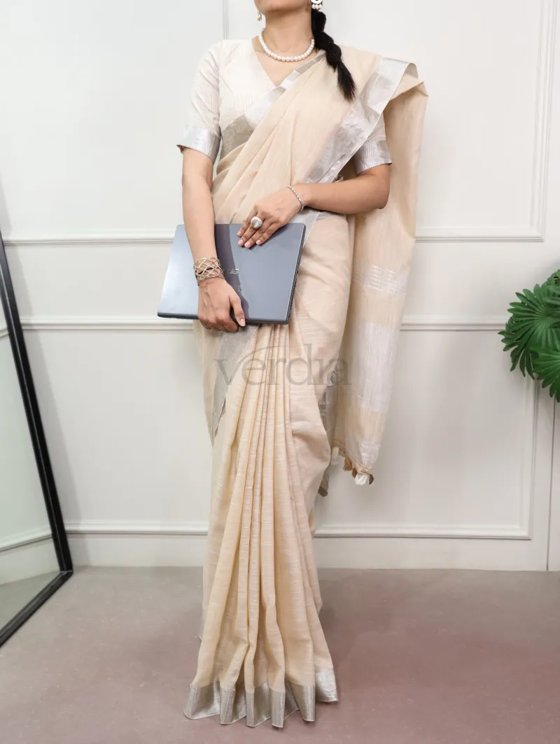 Linen Luxe Collection with Zari Border view 6