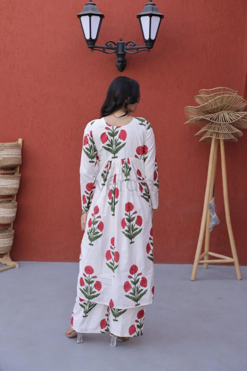 Premium Printe Cotton Kurti Set view 4