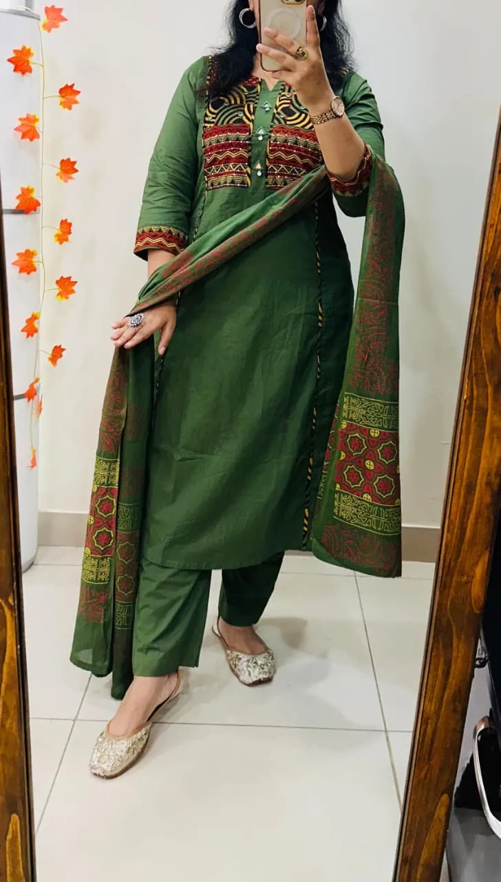 Premium Rich Dhabu Cotton Suit view 7