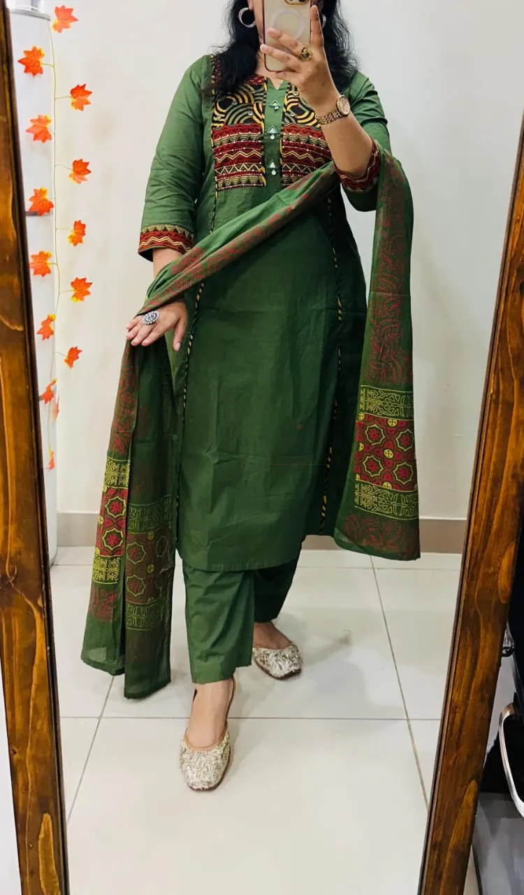 Premium Rich Dhabu Cotton Suit view 8