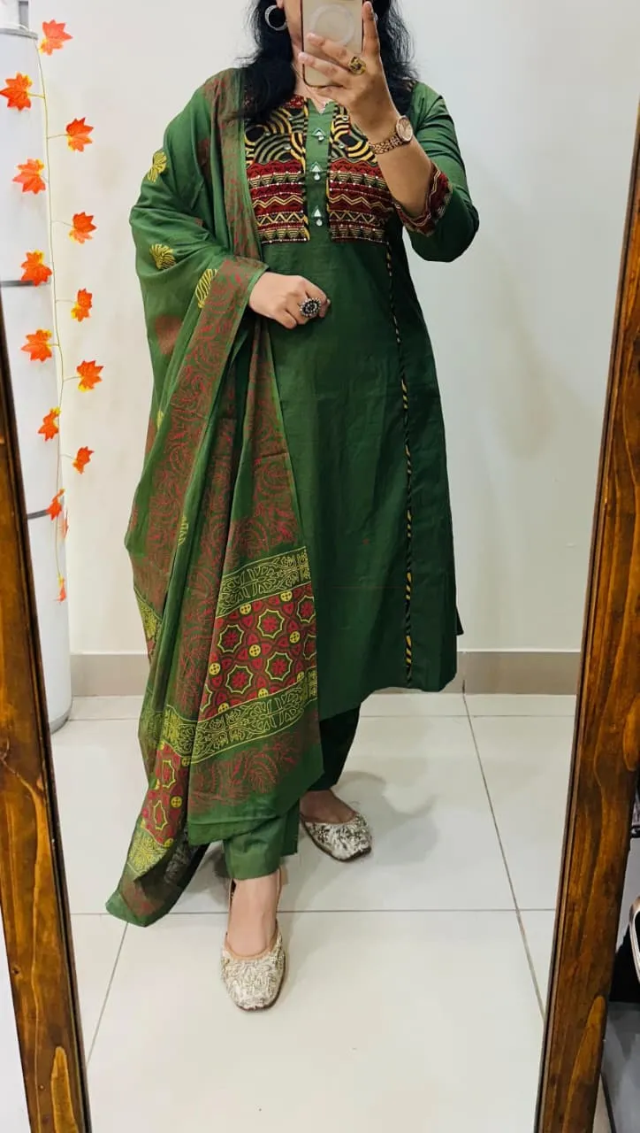 Premium Rich Dhabu Cotton Suit view 9