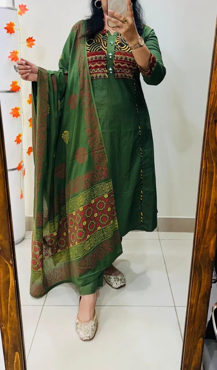 Premium Rich Dhabu Cotton Suit view 10