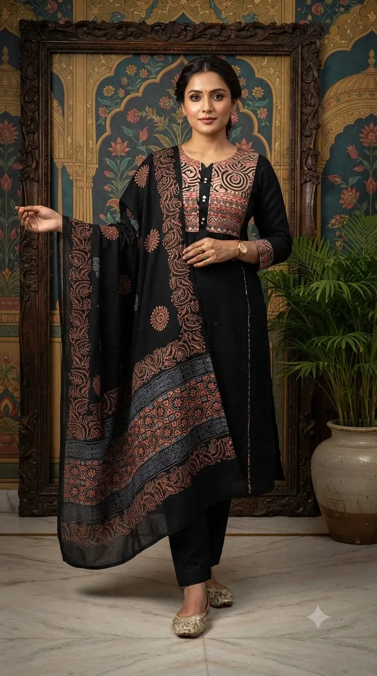Premium Rich Dhabu Cotton Suit