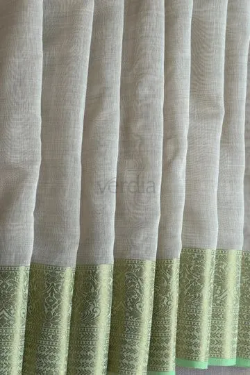 Pure Khadi Mul Cotton Saree view 7