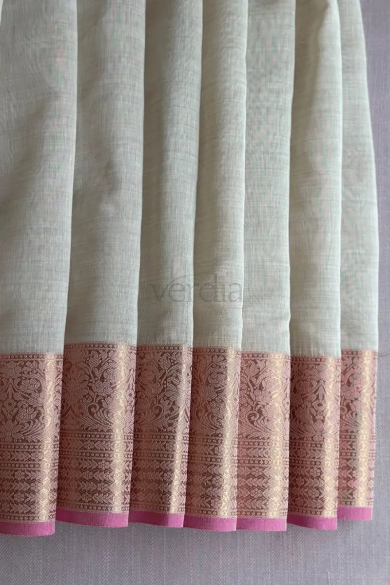 Pure Khadi Mul Cotton Saree view 8