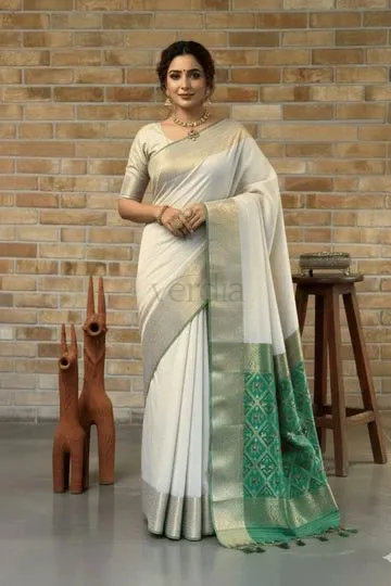 Pure Khadi Mul Cotton Saree view 10