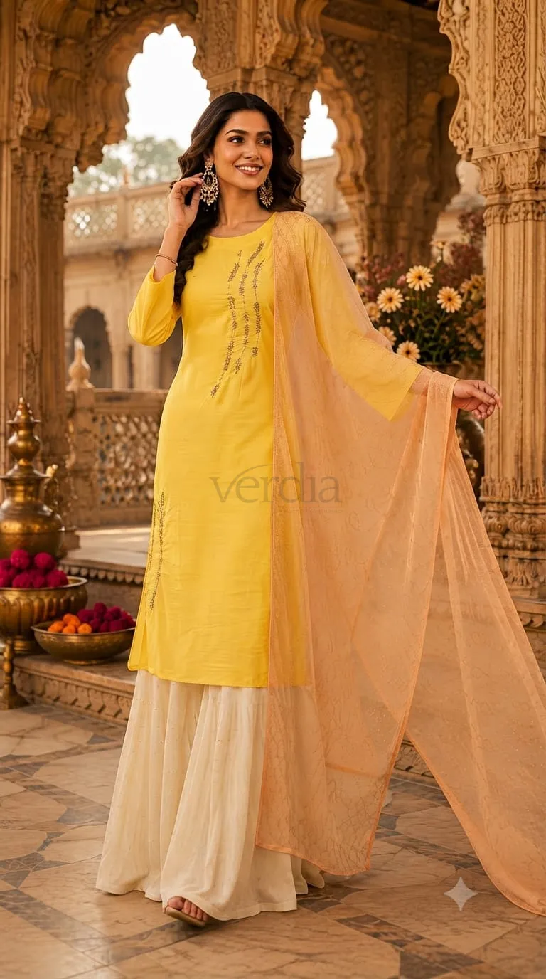 Pure Muslin Silk Sharara