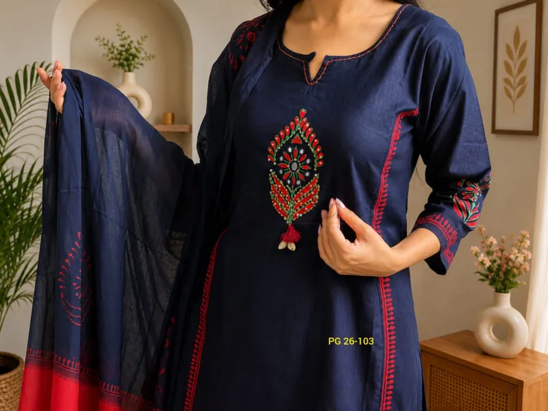 Organic Cotton 3-Piece Suit Set view 3