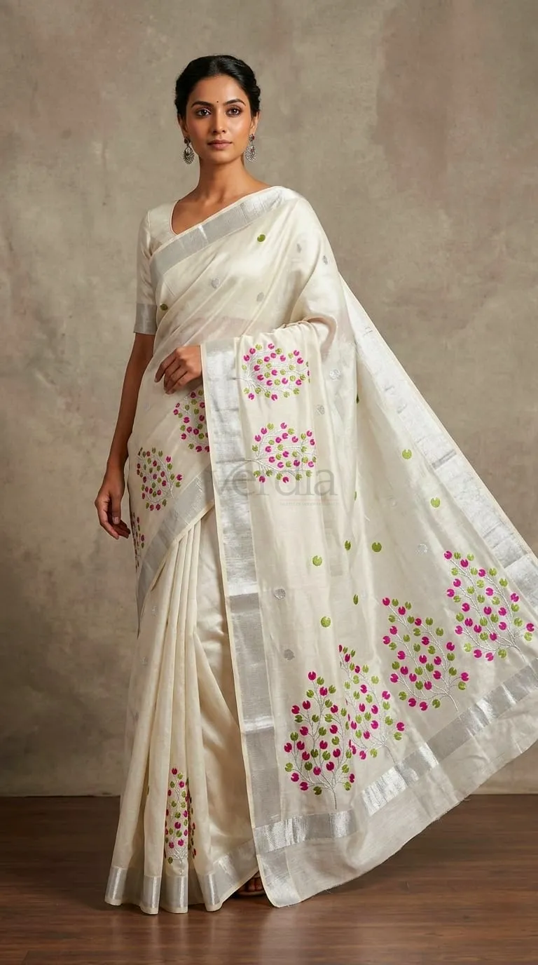 Traditional Onam Kerala Saree