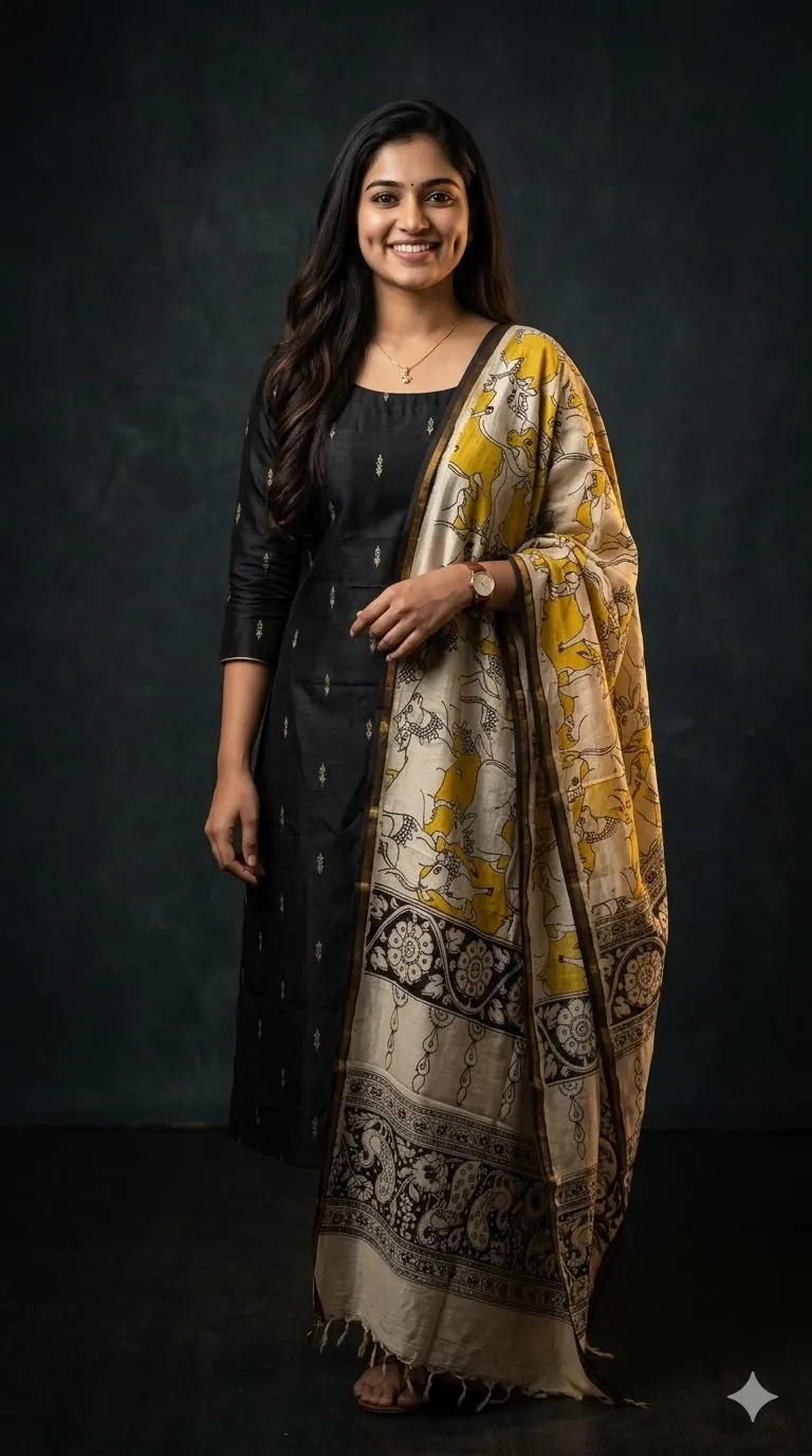 Exquisite Handcrafted Dress Material(Unstitched) without bottom material view 9