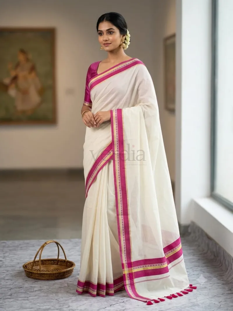Mull Cotton Saree