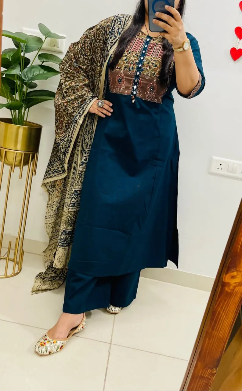 Premium Dhabu Cotton Suit Set view 4