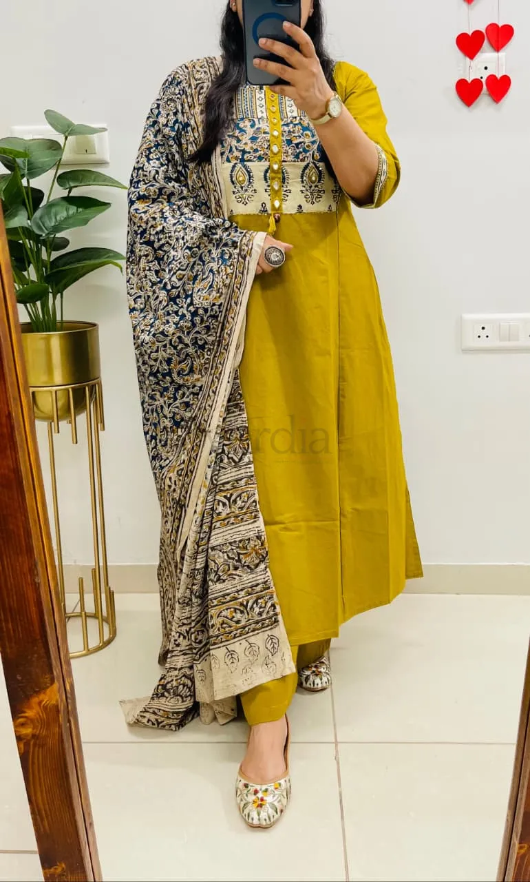Premium Dhabu Cotton Suit Set view 8