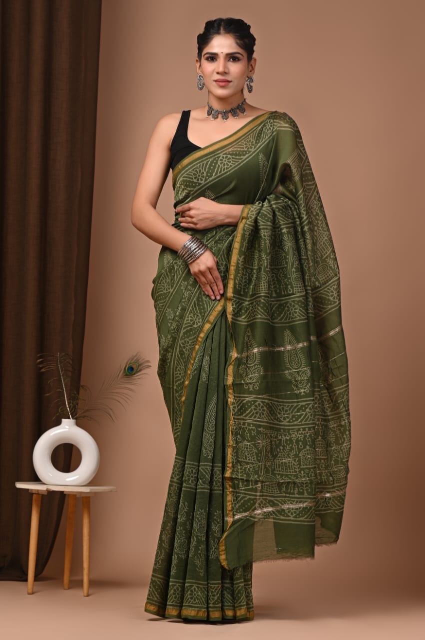 Chanderi Silk Sarees view 12