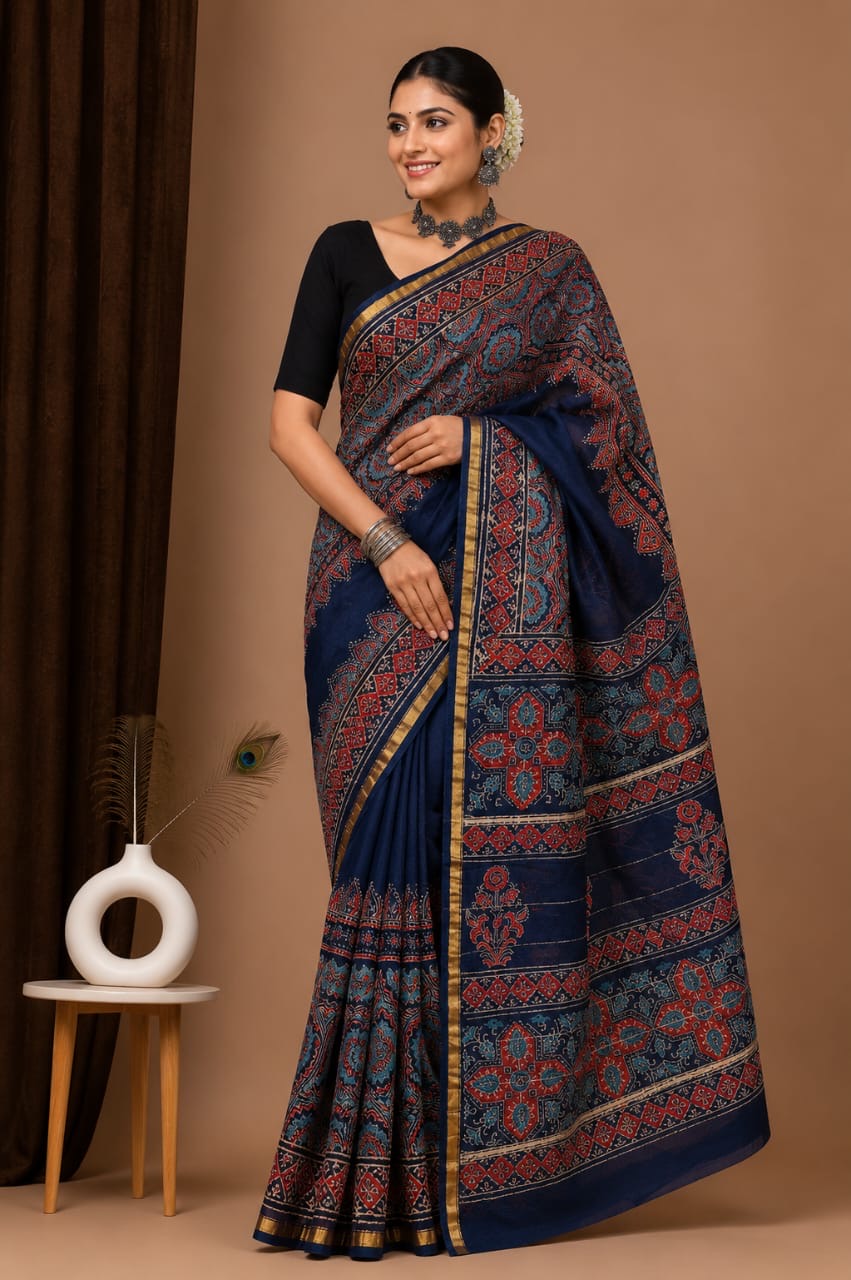 Chanderi Silk Sarees view 13