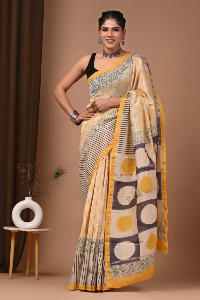 Chanderi Silk Sarees view 5