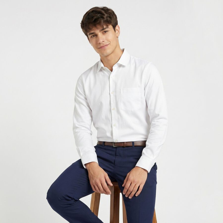 White Classic Formal Shirt